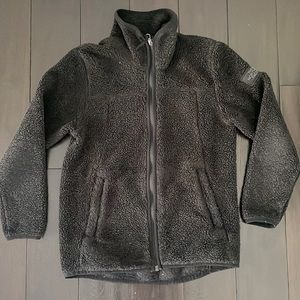 The North Face Sherpa kids zip up jacket